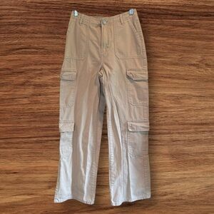 Primark Tan Cargo Pants Straight Leg Utility 2
